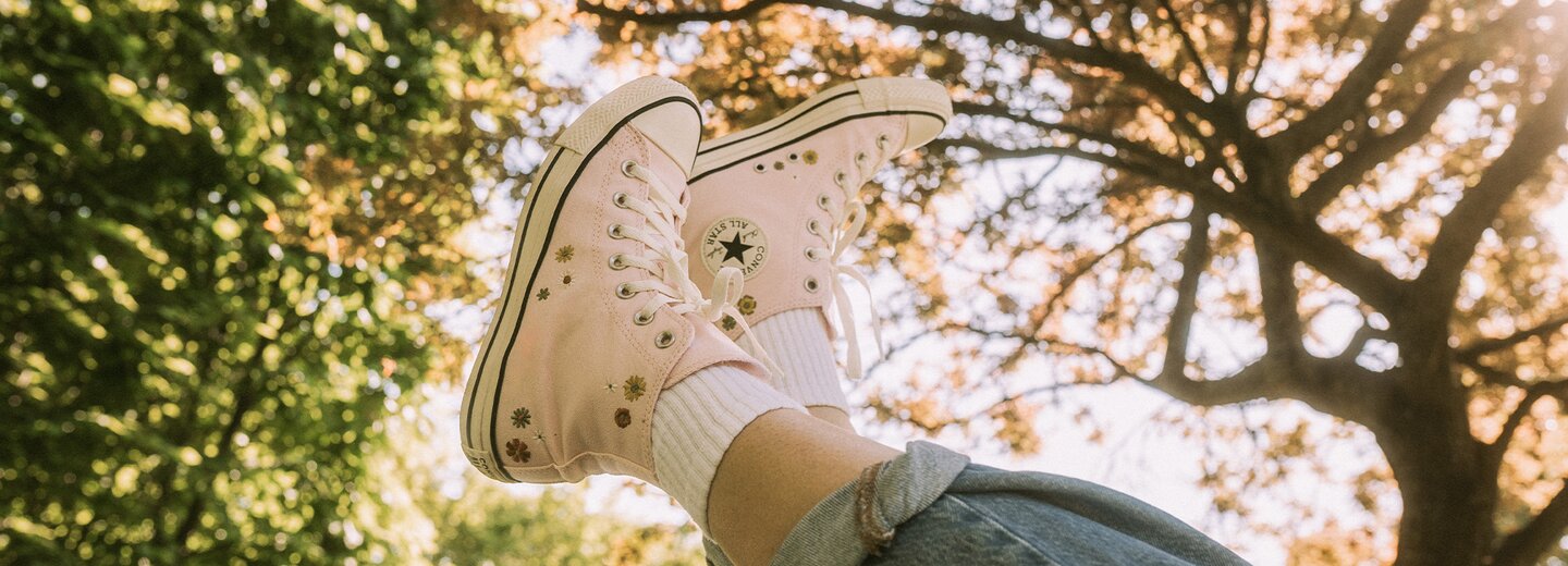 Converse Floral Styles
