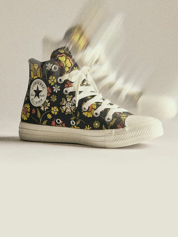 Converse Floral Styles