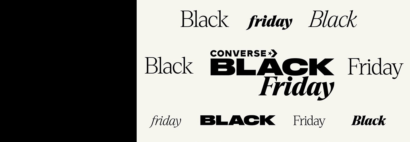 Converse Black Friday