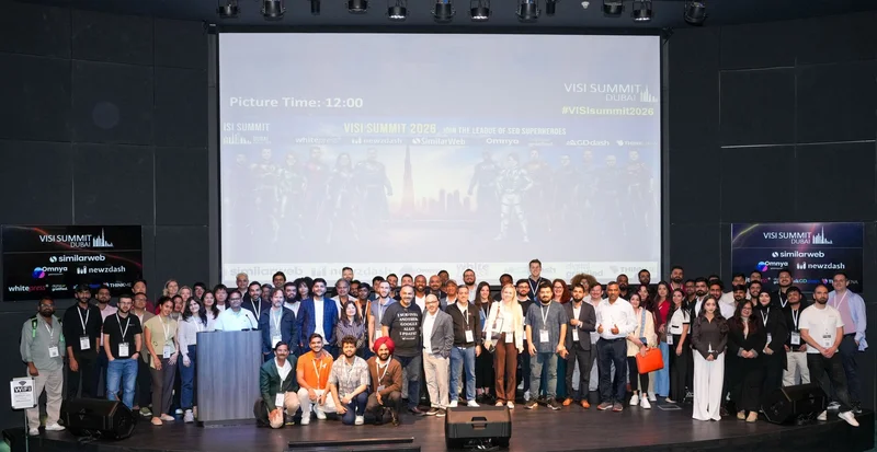 Dubai skyline during VisiSummit event evening networking