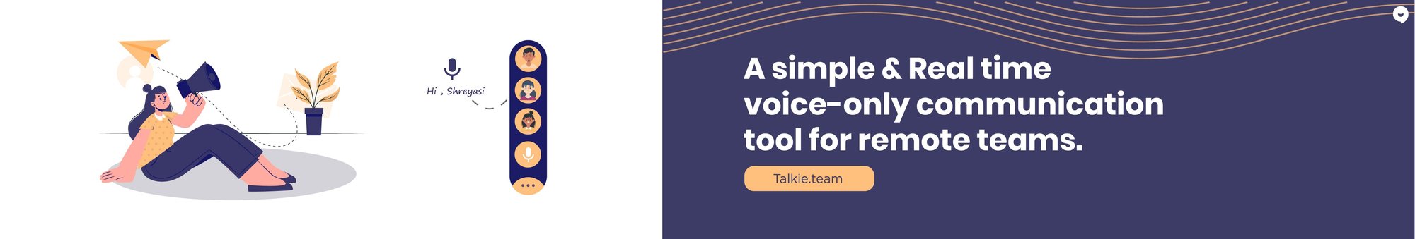 Remote work voice tool for convenient conversations 