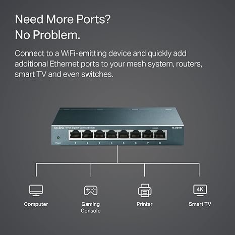 Netgear 8-Port Network Switch