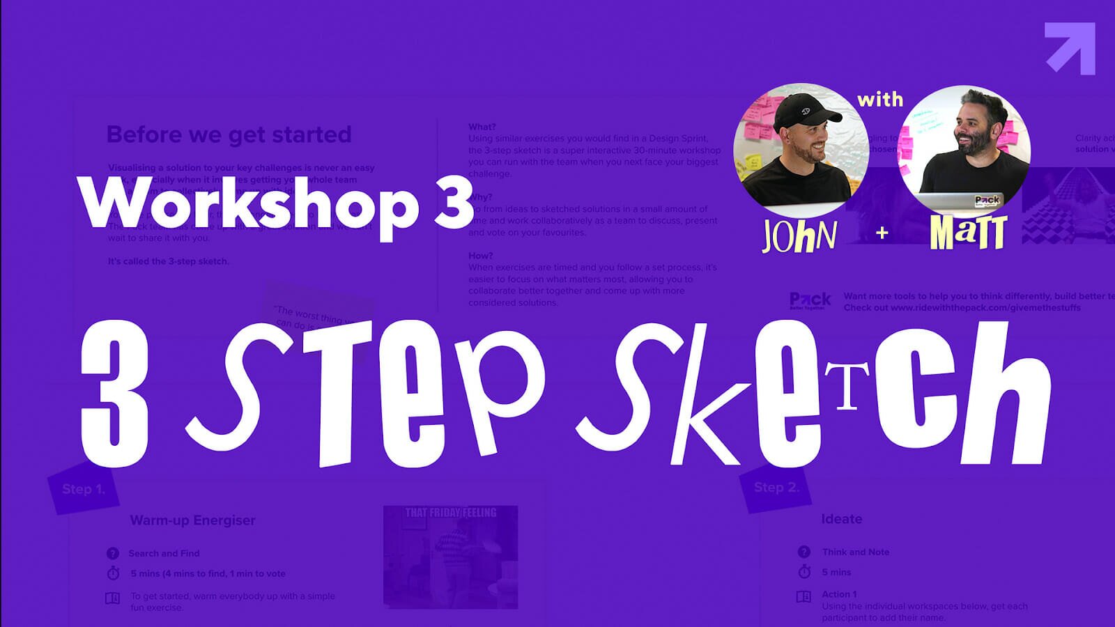 Design Thinking Workshop #3: 3 Step Sketch