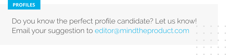 Nominate a profile for Mind the Product