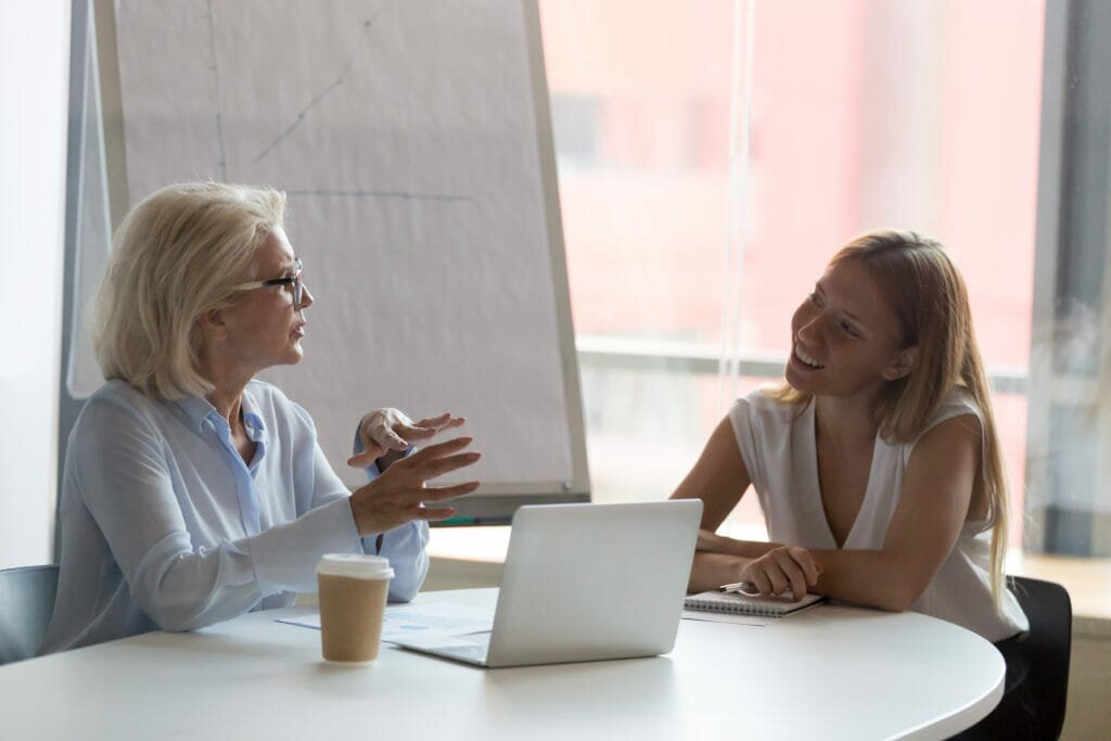 a leader asking for feedback