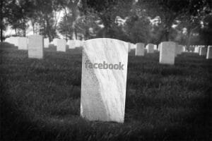 Facebook tombstone