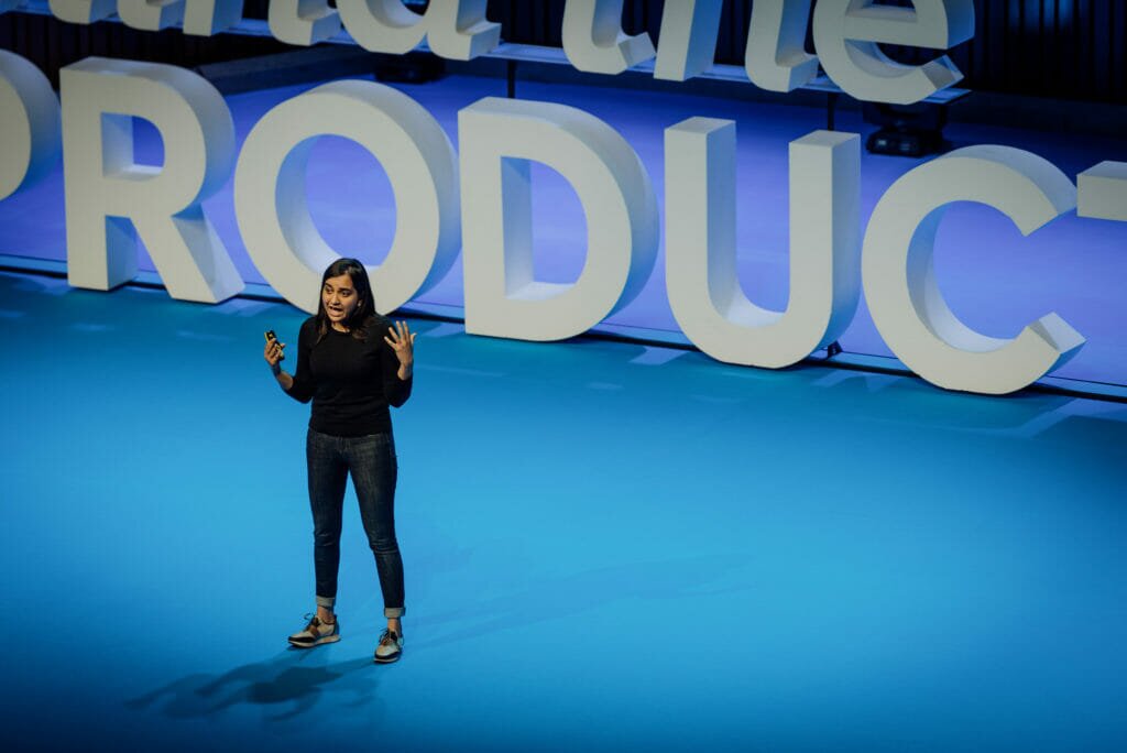 Kriti Sharma speaks at mtpcon London
