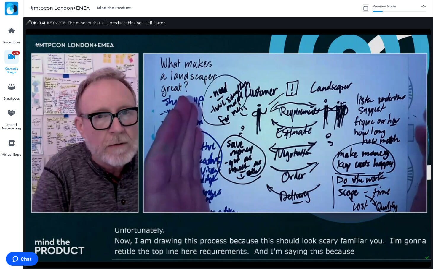 Jeff Patton speaking at mtpcon London+EMEA