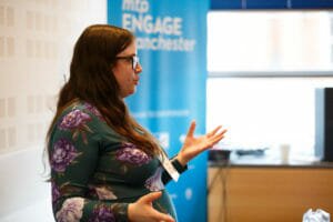 Roisi Proven speaks at MTP Engage Manchester