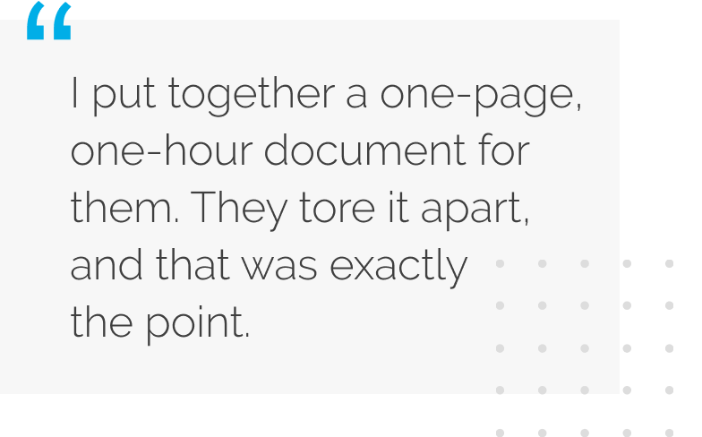 Matt LeMay one page one hour