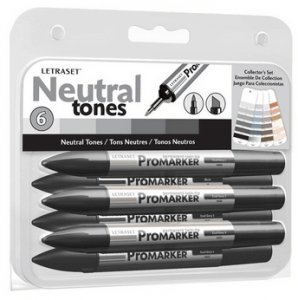 Letraset Collectors ProMarker - Neutral Tones