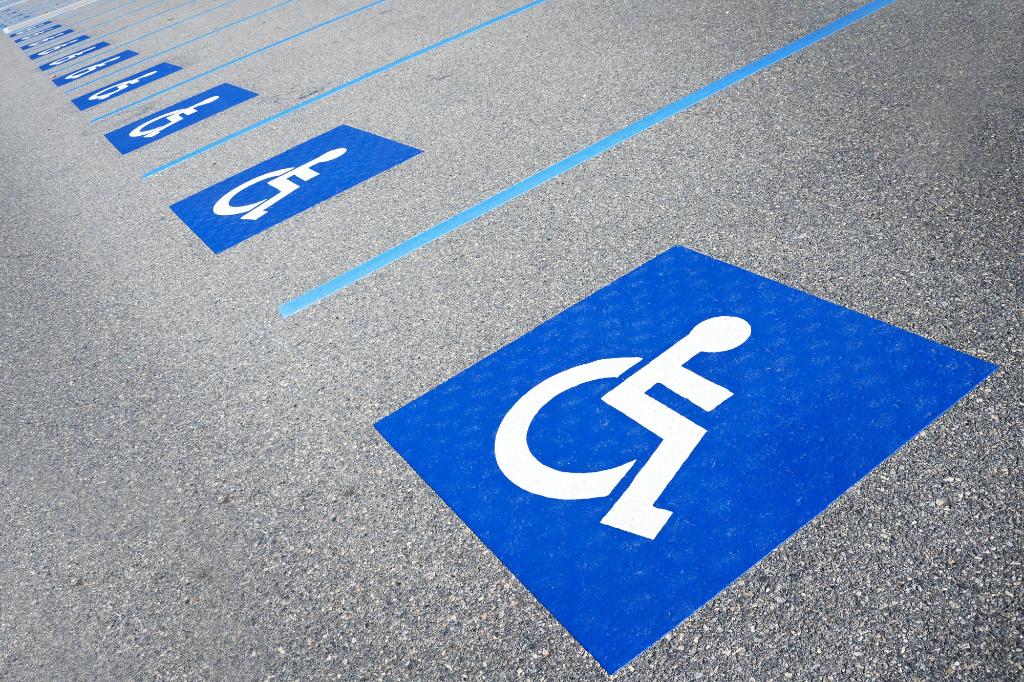 Image of a disabled parking space