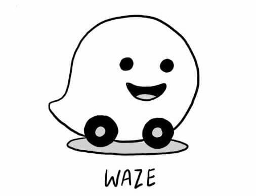 Waze illustration