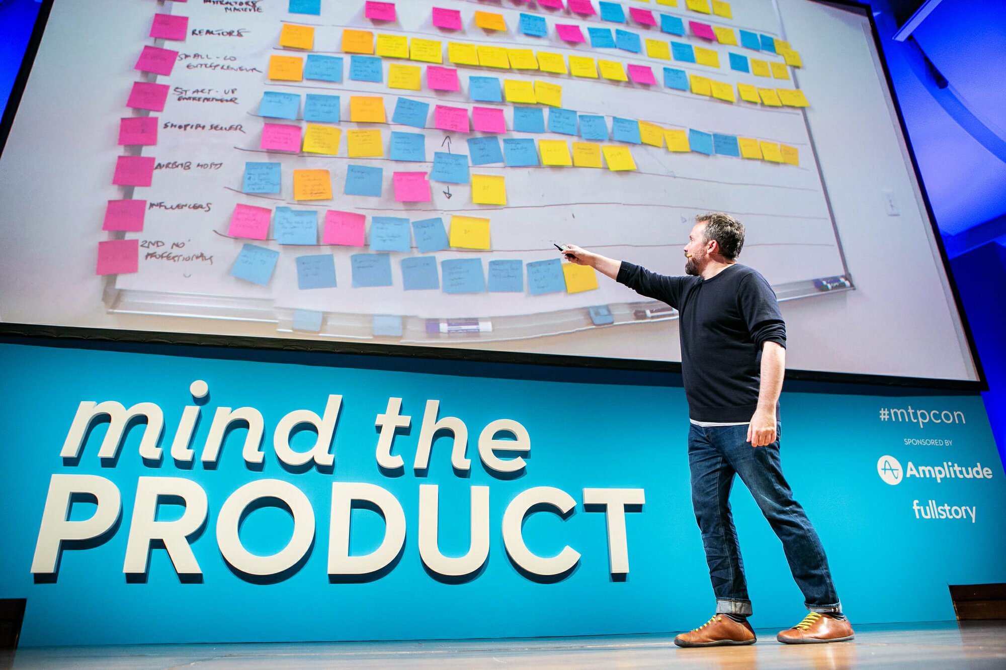 Tom Coates show an idea process at mtpcon sf