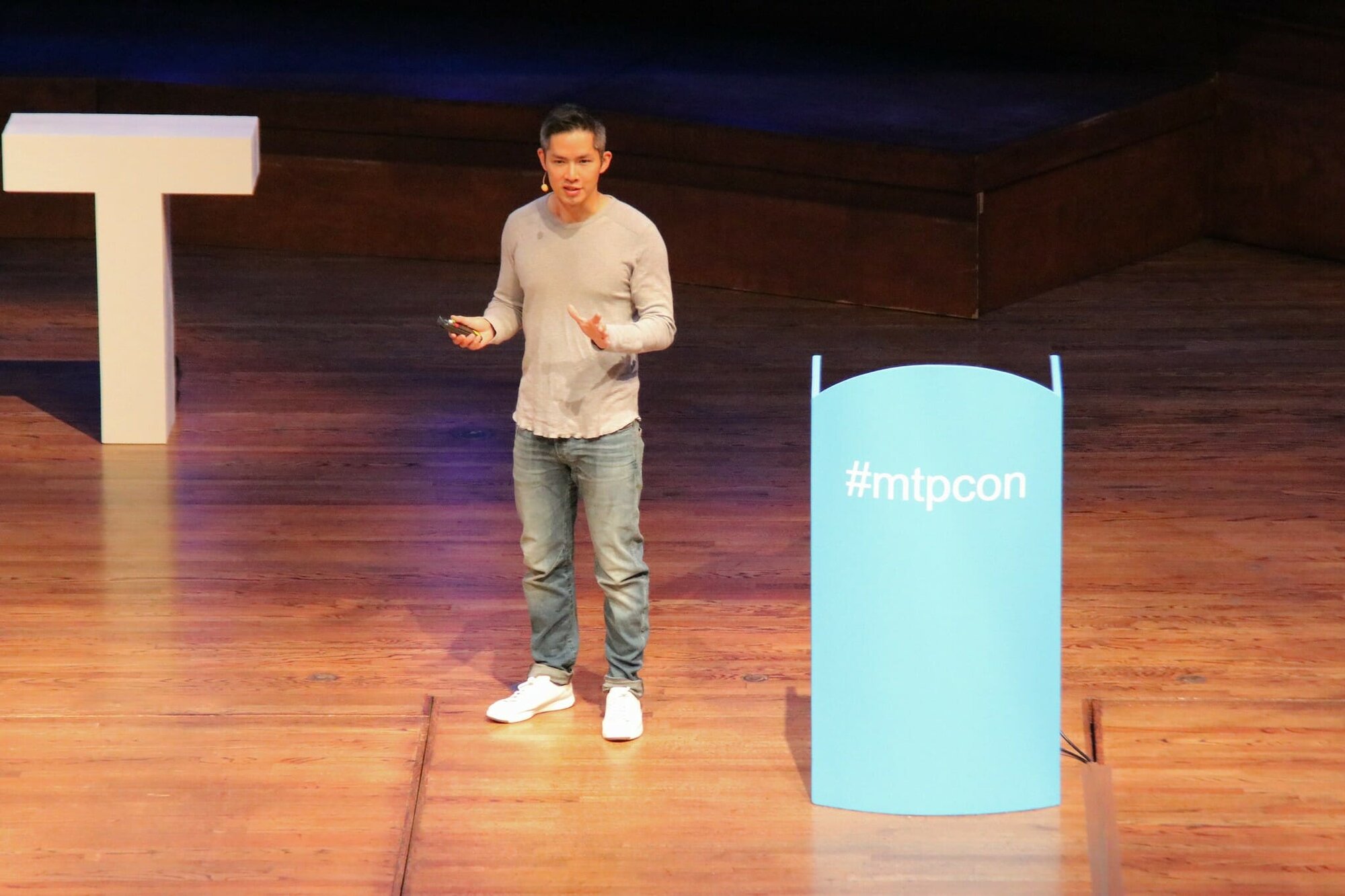 Brandon Chu speaks at mtpcon SF