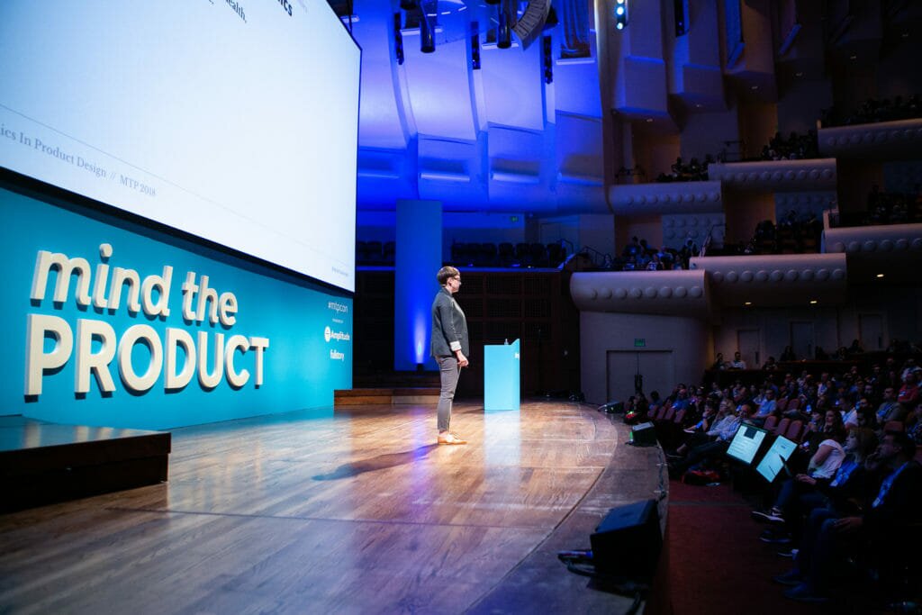 Mariah Hay on stage at #mtpcon SF 2018