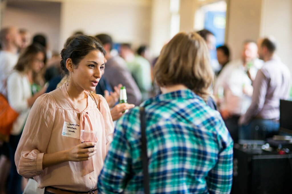 A drink or two was needed to prepare for Matty's talk