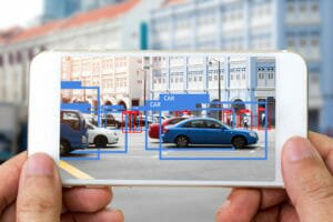 Machine Learning analytics identifying people and cars