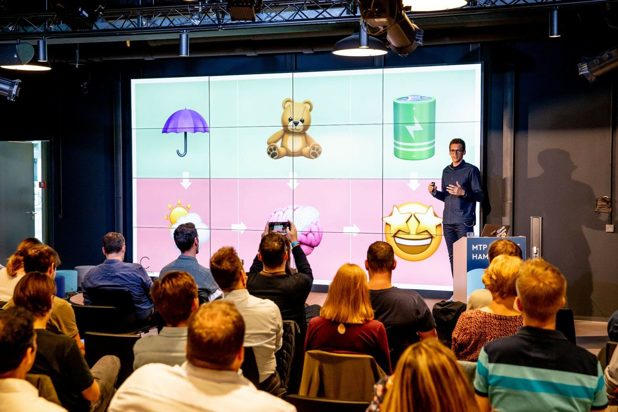 Dominique Jost speaking at MTP Engage Hamburg 2021