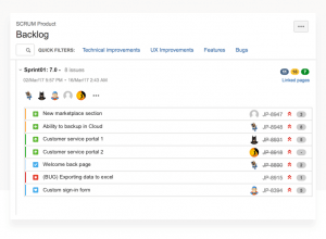 Justinmind Sprint Mockup