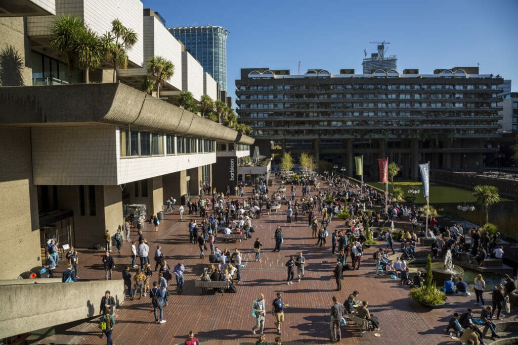 Enjoying the Barbican Terrace at #mtpcon London 2018