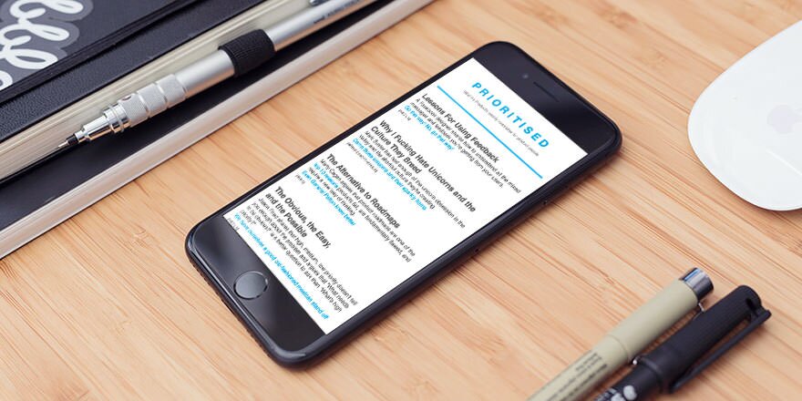 Prioritised Product Management Newsletter