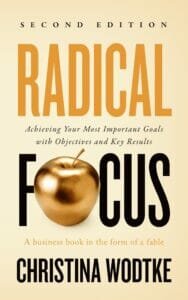 Book cover image of Radical Focus by Christina Wodtke