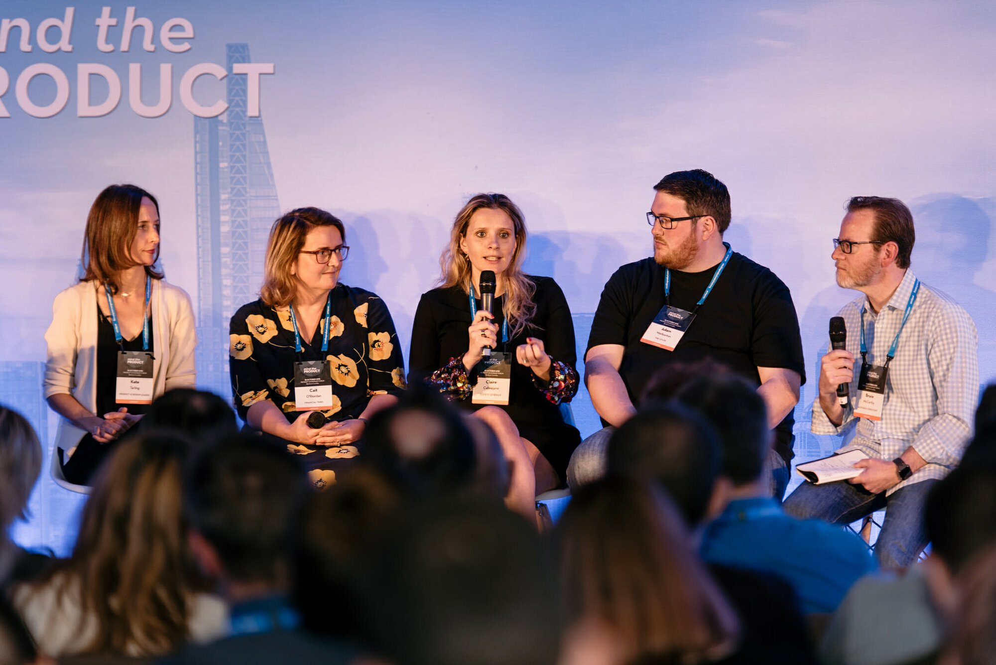 Bruce McCarthy leads a panel at mtpcon Leadership Forum