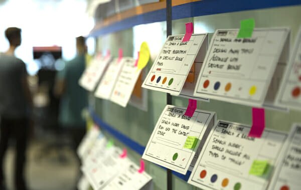 GOV.UK roadmap wall close-up