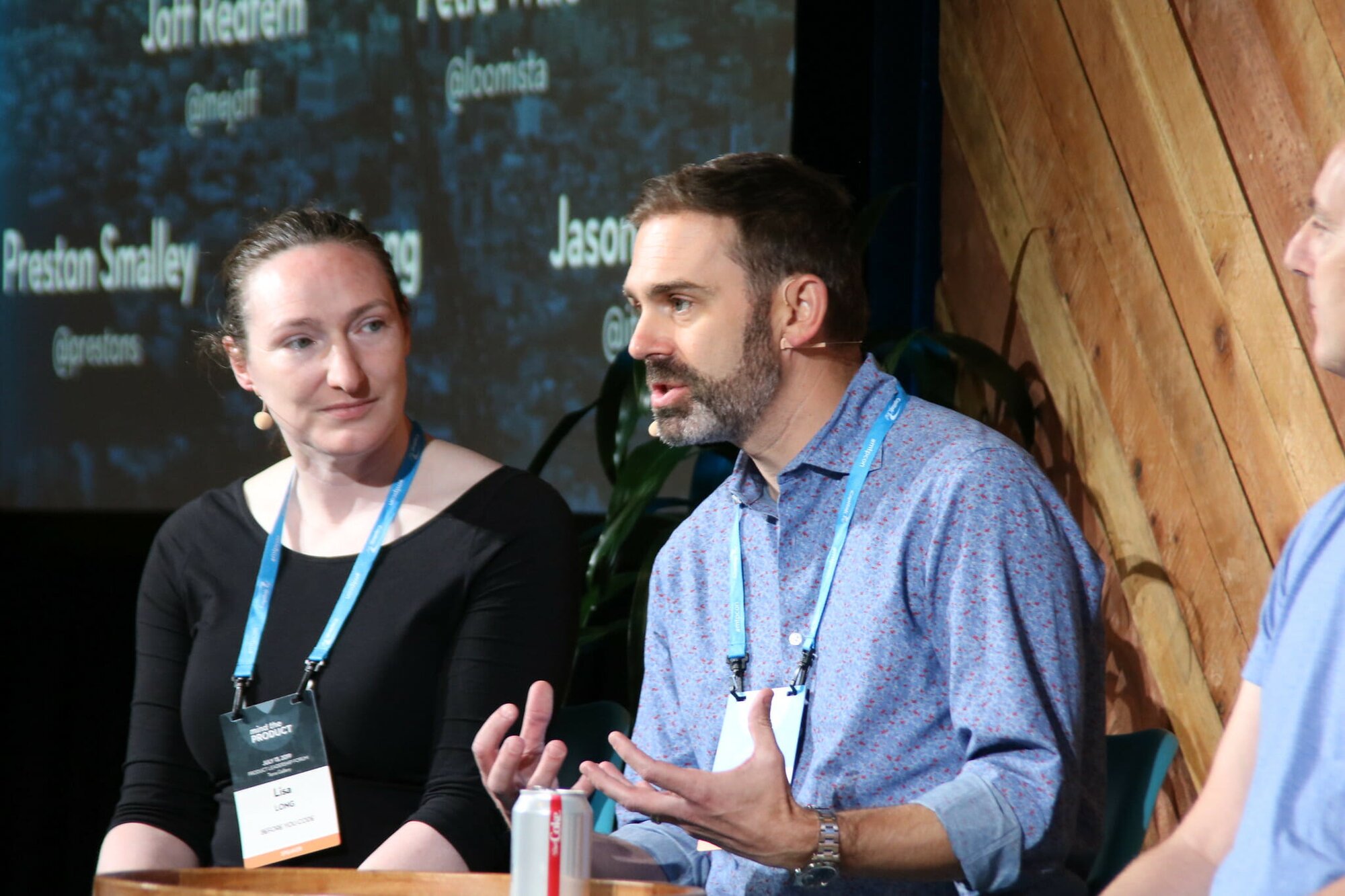 Lisa Long and Preston Smalley at mtpcon Leadership Forum