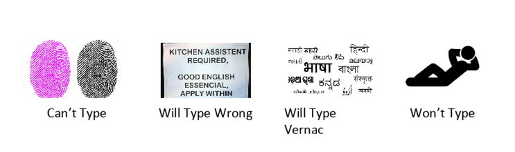 Samples of skills and language challenges for products