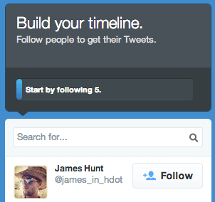 Twitter encourages new users to follow 5 tweeters during onboarding