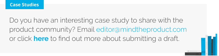 Submit your case study to mind the product
