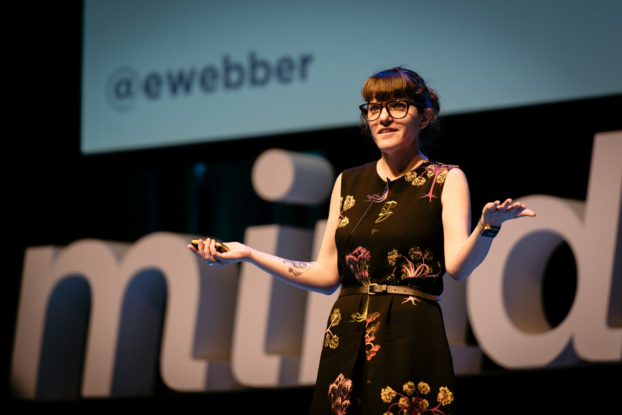 Emily Webber speaks at mtpcon London