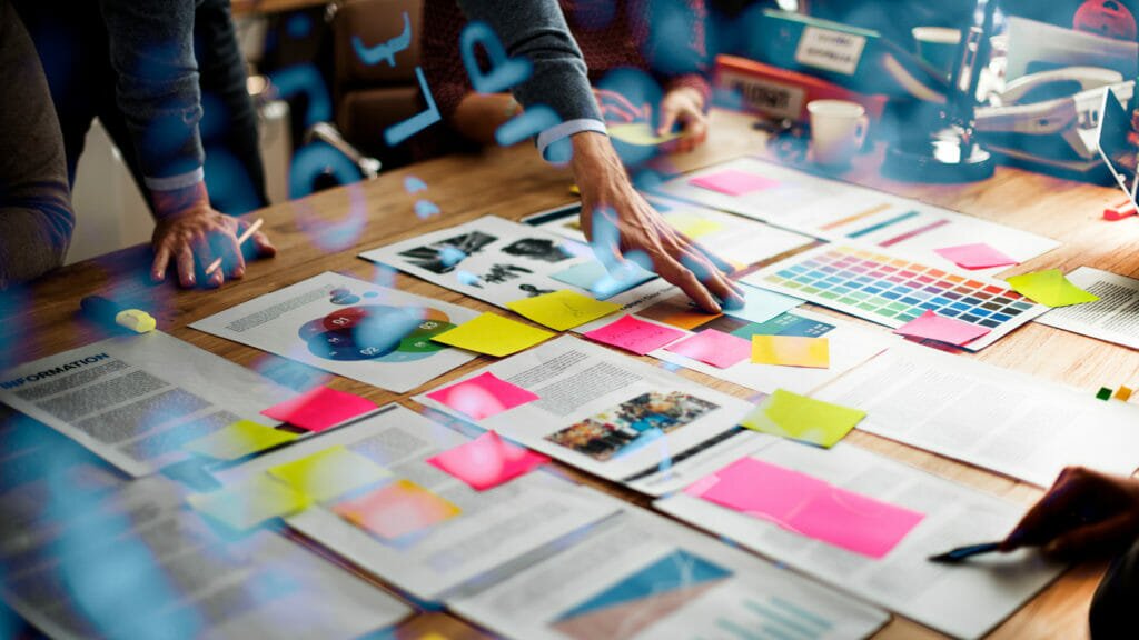 Team brainstorming (image shutterstock)