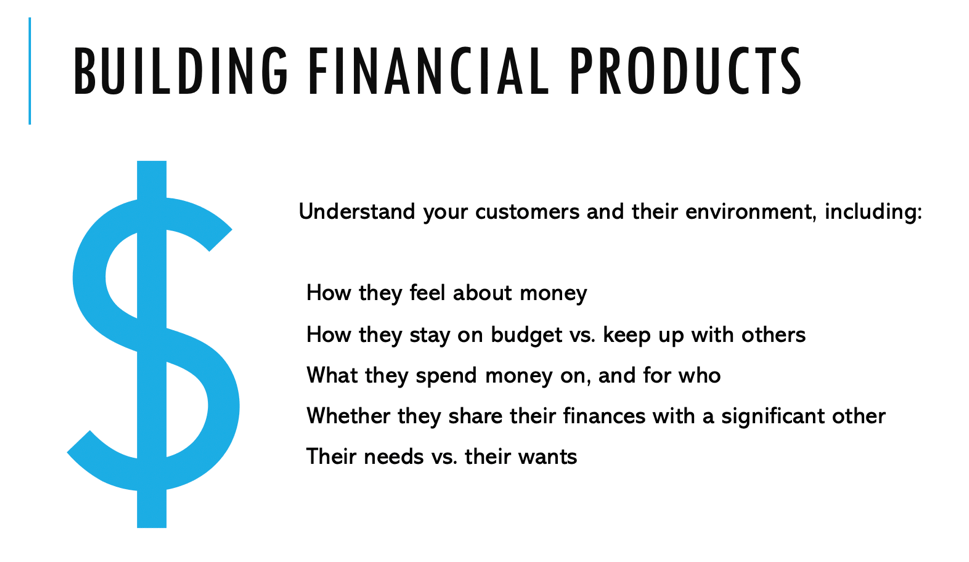 quick tips for building fintech products, primarily centred around understanding our customers and their environment.
