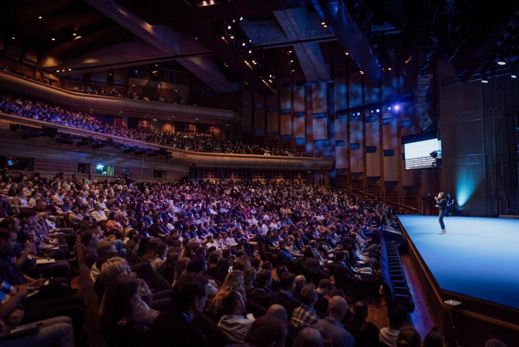 Kriti Sharma speaking at mtpcon London 2019
