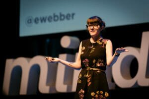 Emily Webber speaks at mtpcon London