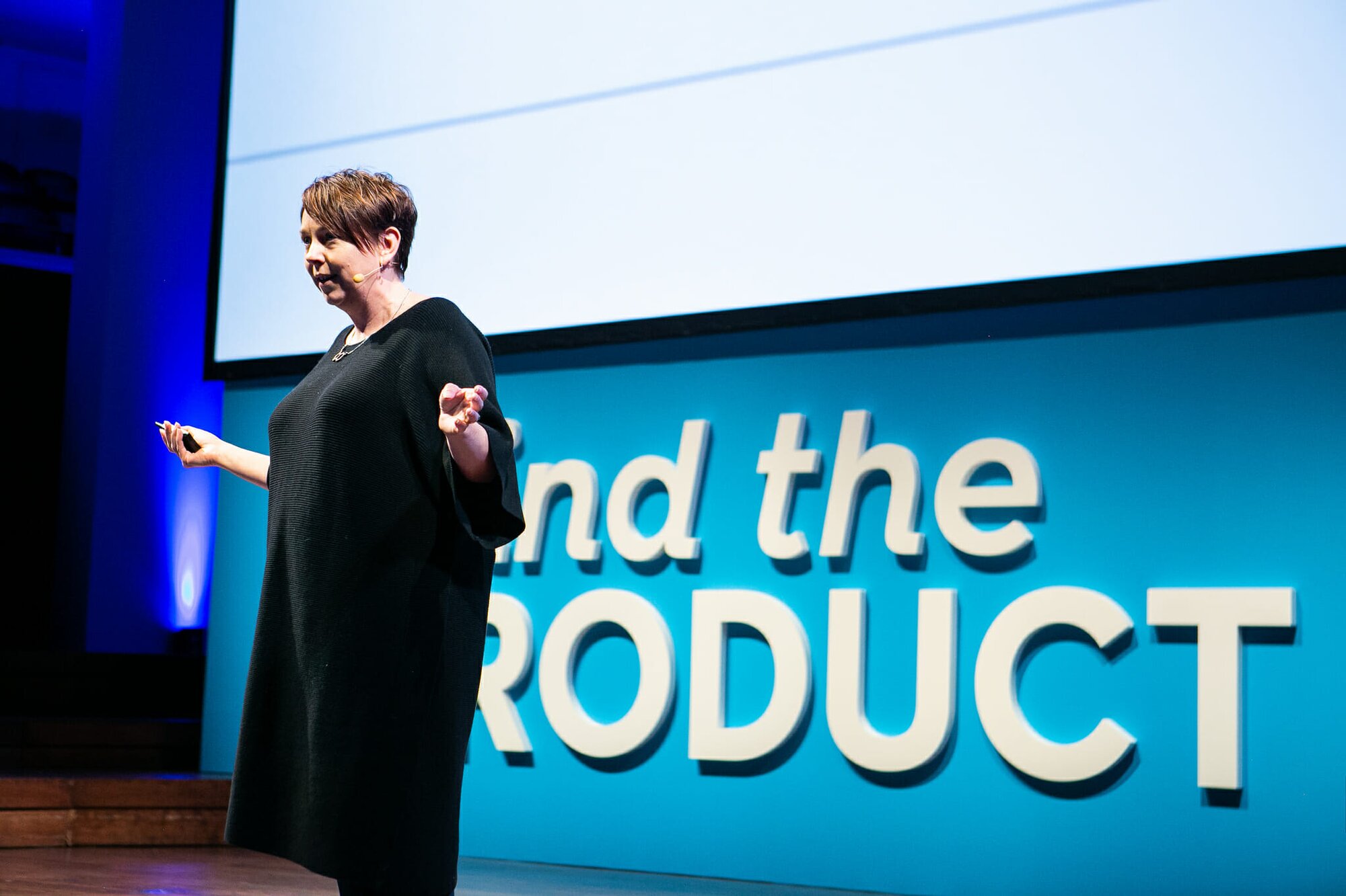 Leisa Reichelt speaks at mtpcon