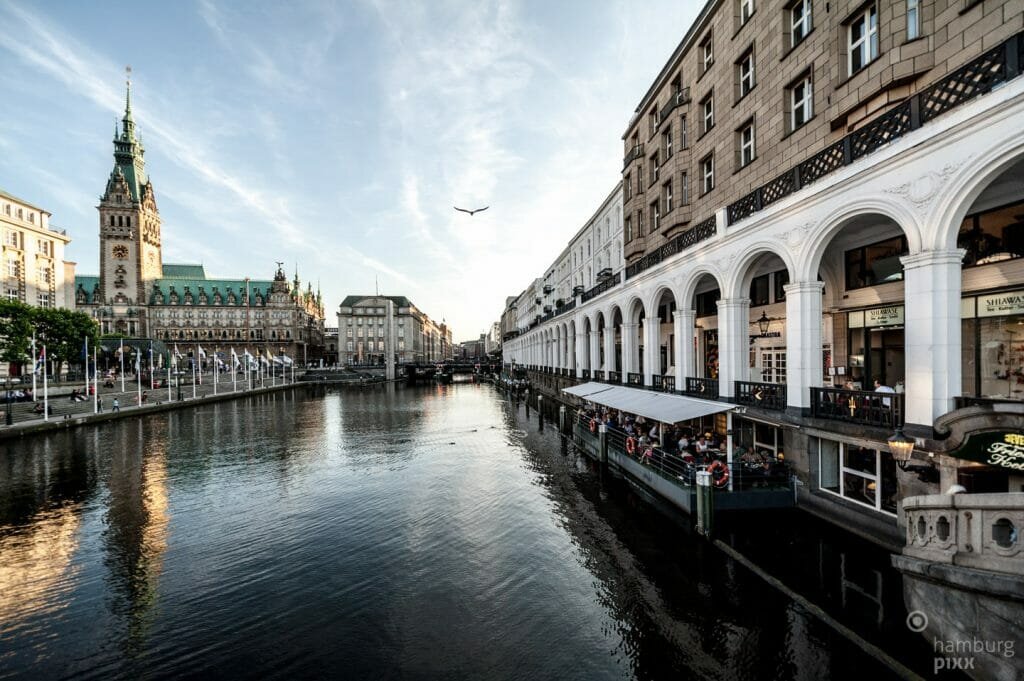 Alsterarkaden Hamburg