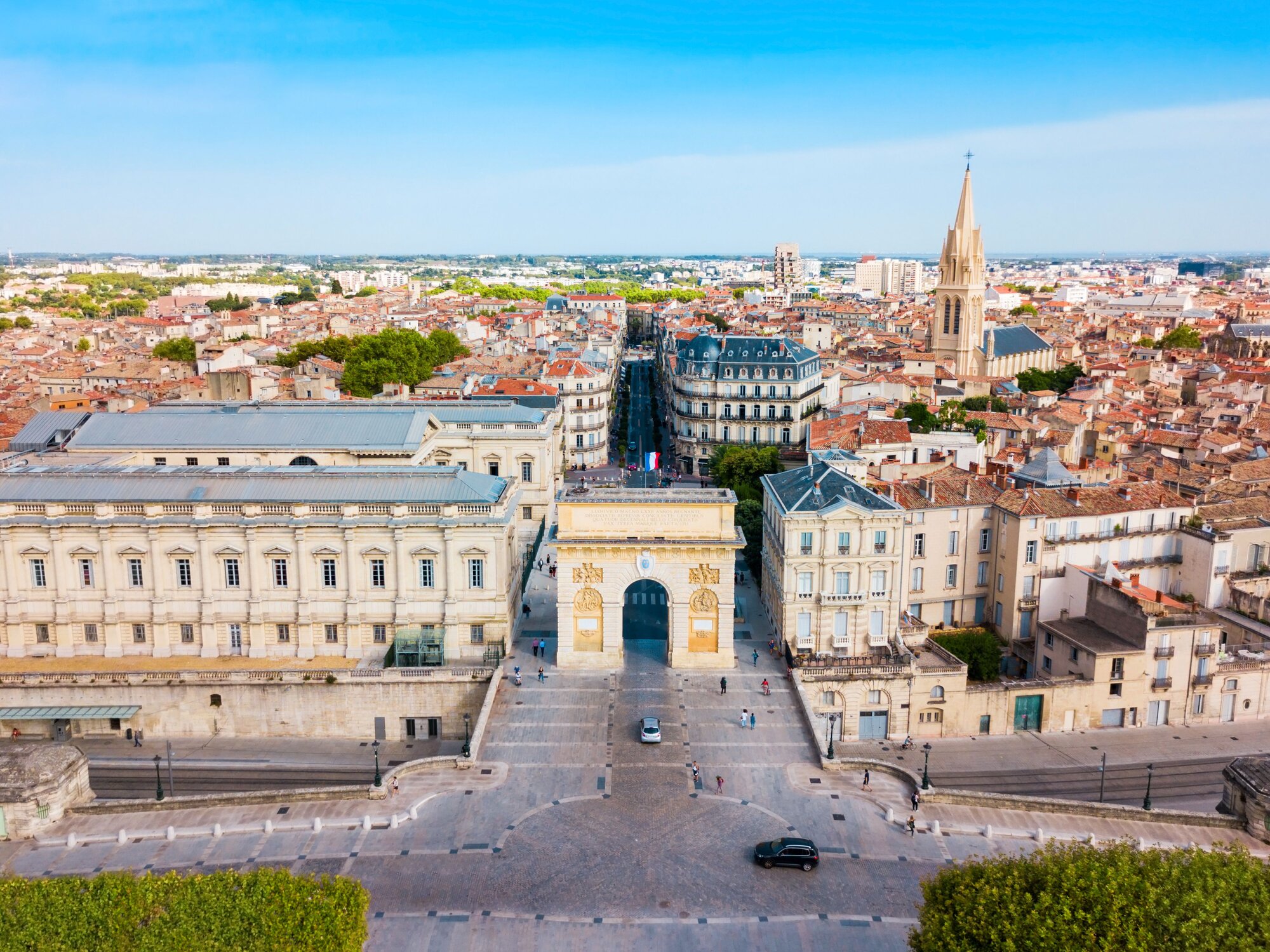 Triumphal Arch Arc Triomphe Montpellier