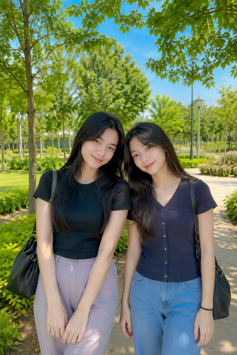 Foto sesudah memakai preset