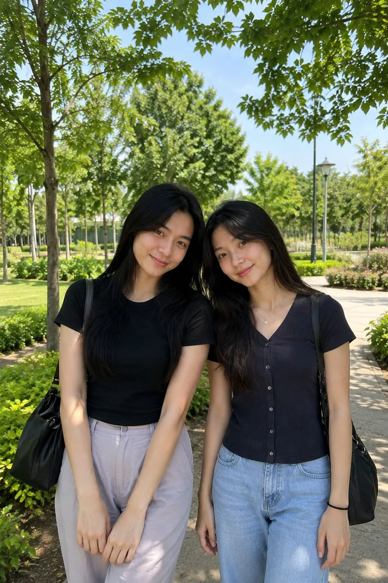 Foto sebelum memakai preset