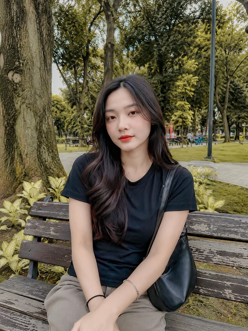 Park daylight portrait
