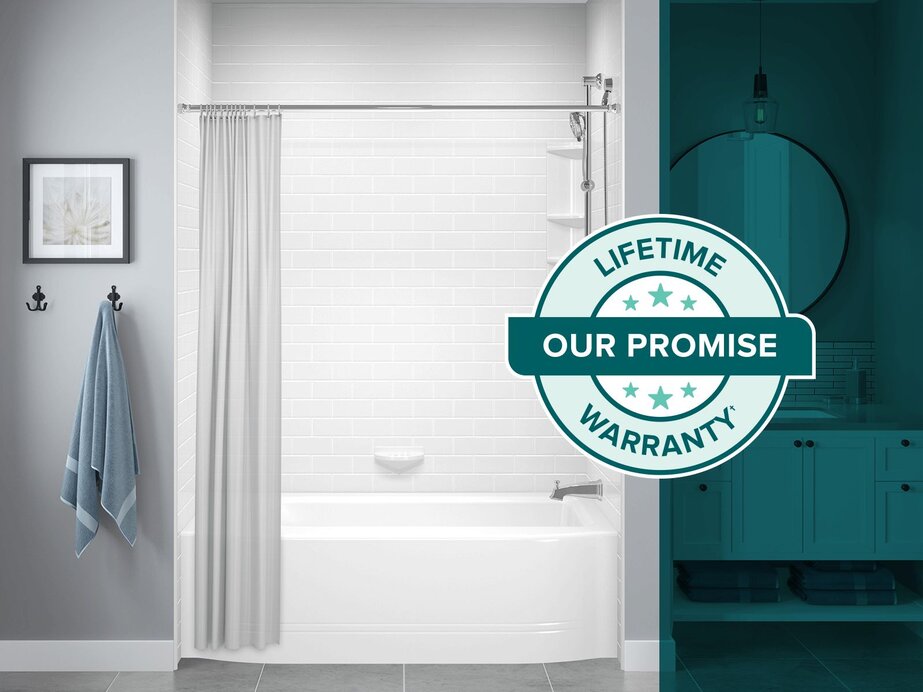 Lifetime warranty by Bath Fitter details