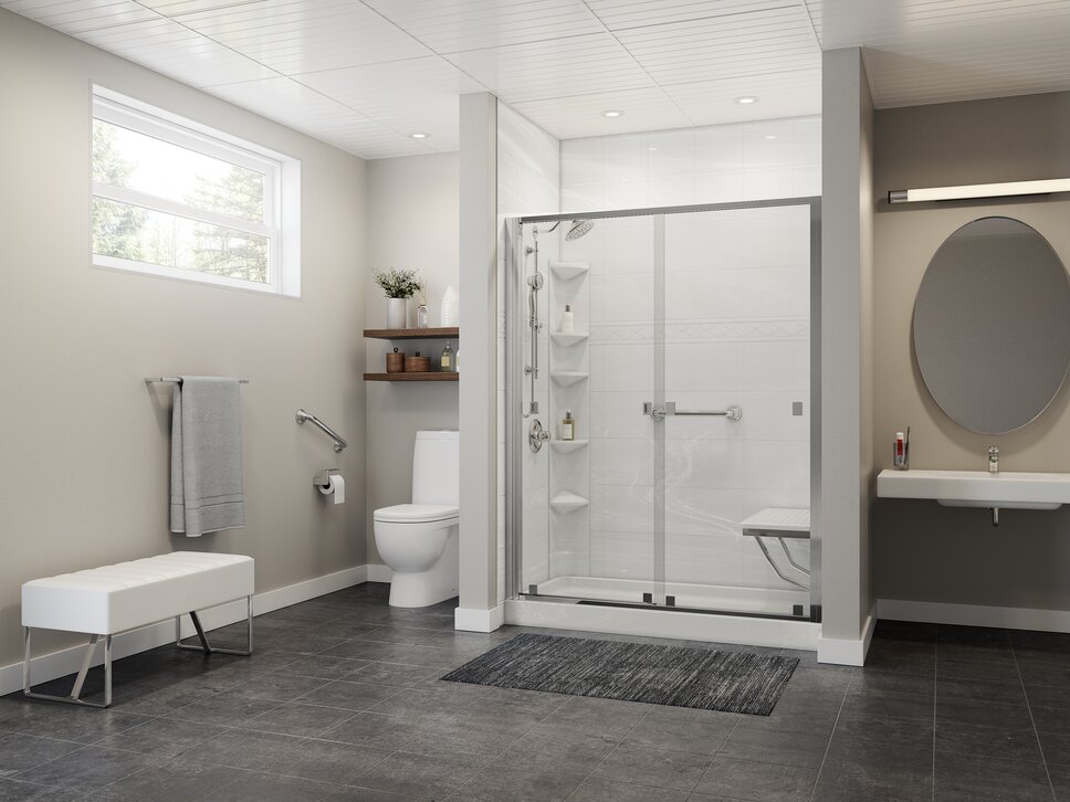 Conversion easy access bathroom Torino white 