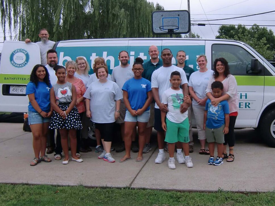 Bath Fitter community involvement and service 