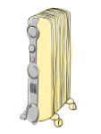 Heaters
1-2.4 kWh per hour