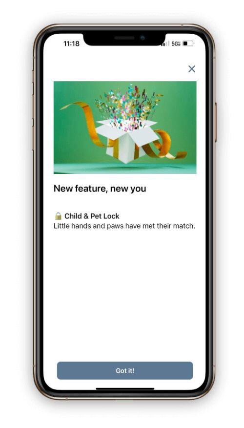 The iRobot digital team uses Pendo In-app Guides to personalize messaging—including feature launch announcements—to specific cohorts of users