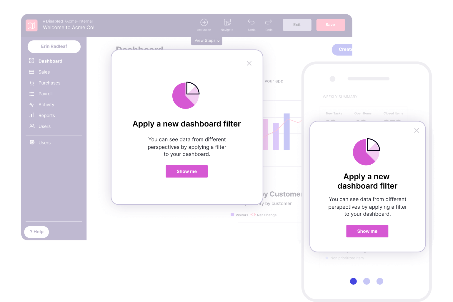 Deploy guides across web and mobile